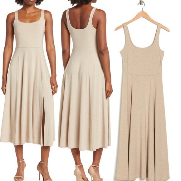 T Tahari Sleeveless A line MIDI Dress - Picture 2 of 4